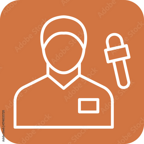 Journalist Male Icon Style