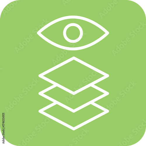 Depth Perception Icon Style