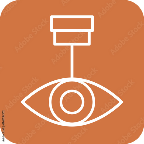 Laser Vision Correction Icon Style