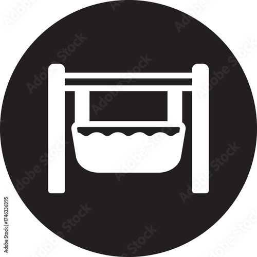 cradle glyph icon
