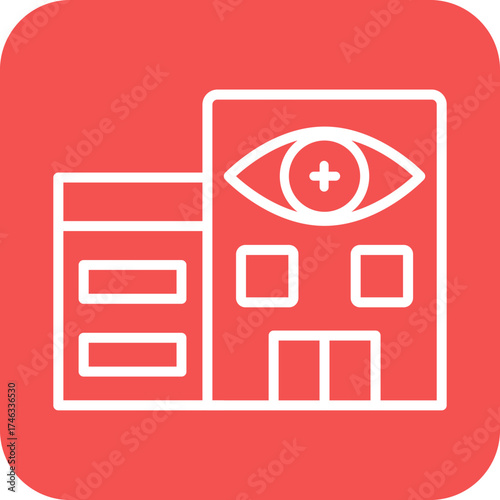 Optometry Clinic Icon Style