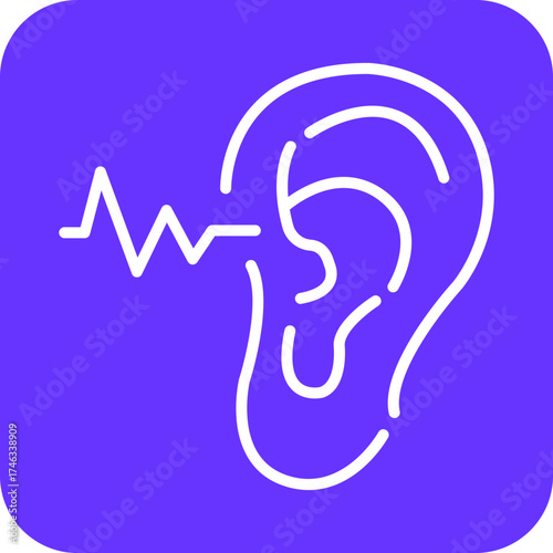 Hearing Checkup Icon Style