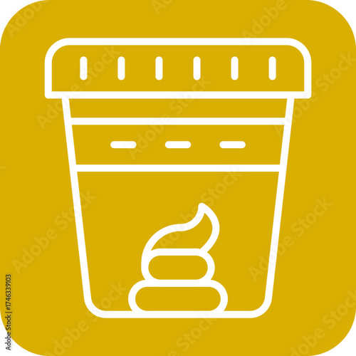 Stool Test Icon Style