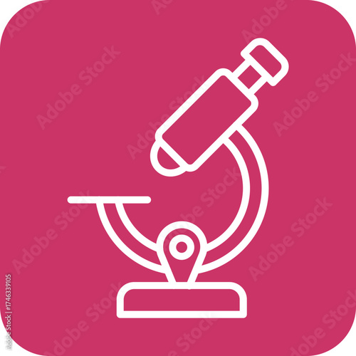 Microscope Icon Style