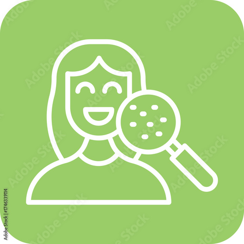 Skin Checkup Icon Style