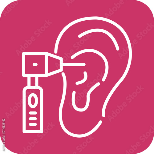 Otoscopy Icon Style