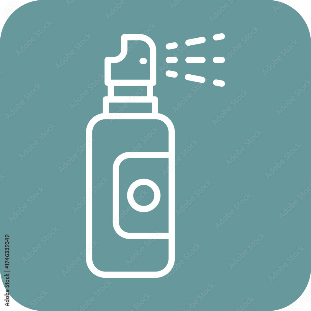Obraz premium Pepper Spray Icon Style