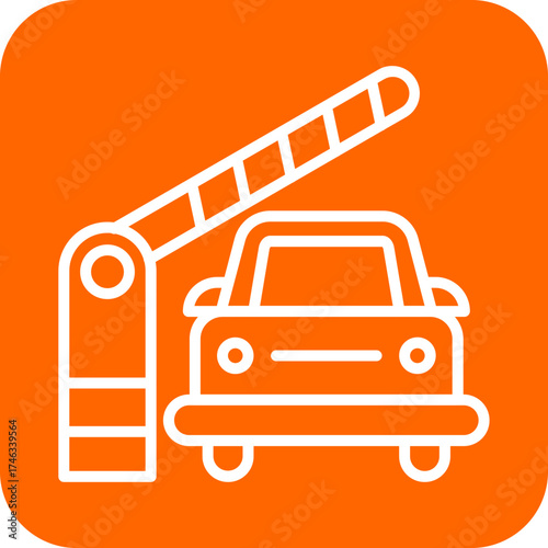 Auto Barrier Icon Style
