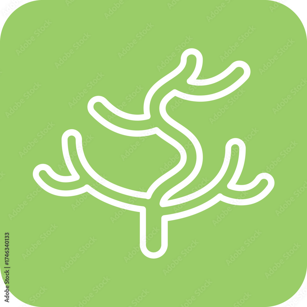 Obraz premium Coral Icon Style