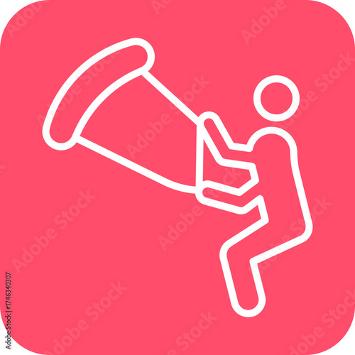 Kitesurfing Icon Style