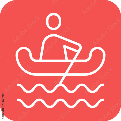 Rafting Icon Style