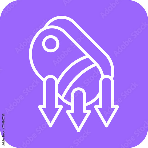 Reduced Meat Consumption Icon Style