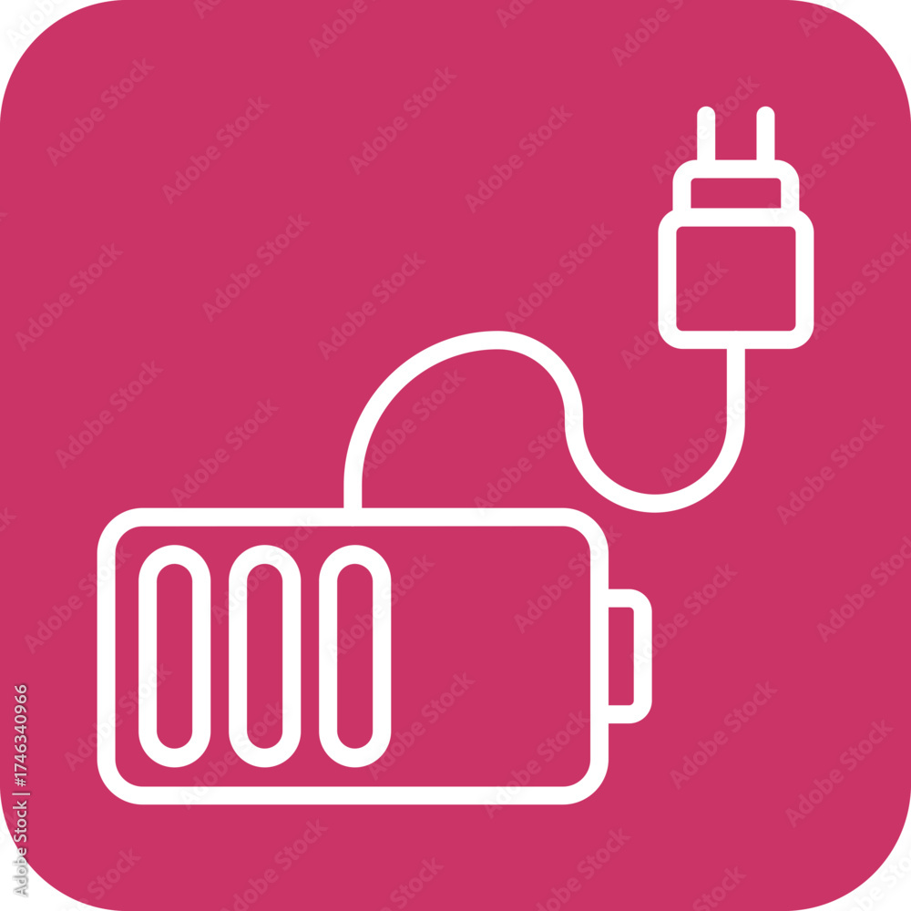 Fototapeta premium Free Charging Icon Style