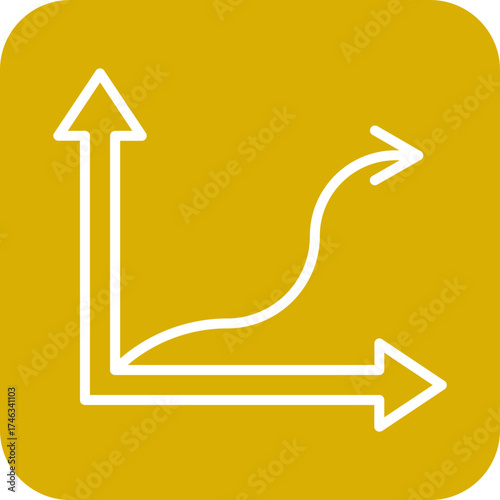 Learning Curve Icon Style