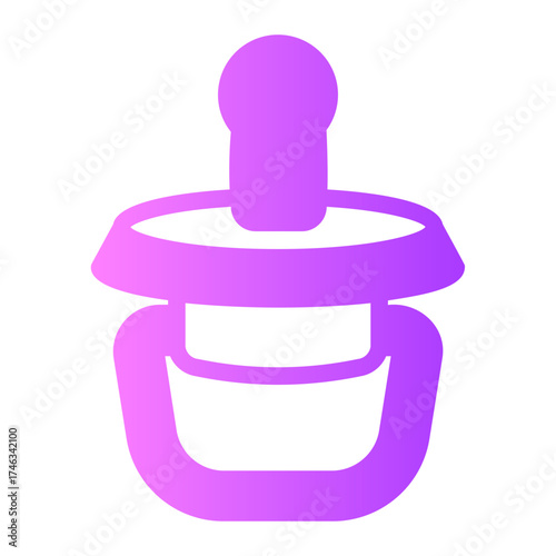 pacifier gradient icon