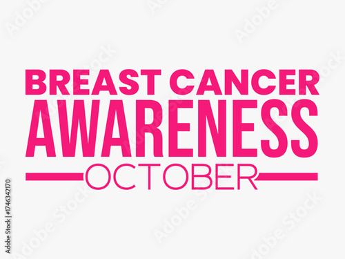 Breast Cancer Awareness: A call for October's action for a healthier future through information, support and research to conquer breast cancer
