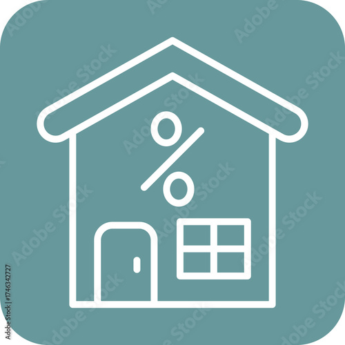 Home Office Tax Deductions Icon Style