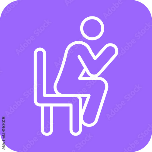 Loneliness Icon Style