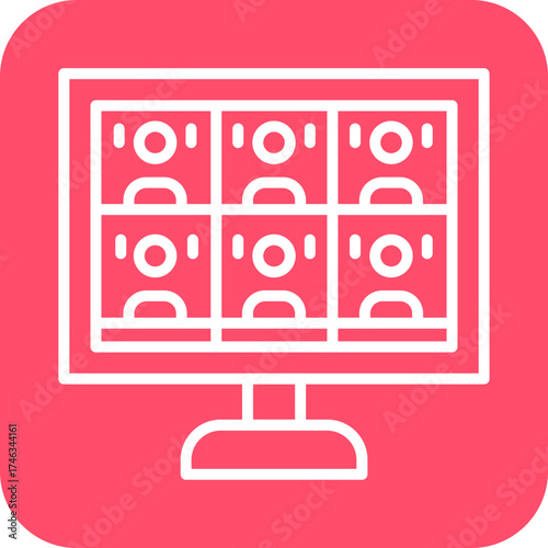 Virtual Team Room Icon Style
