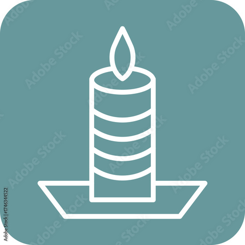 Candle Icon Style