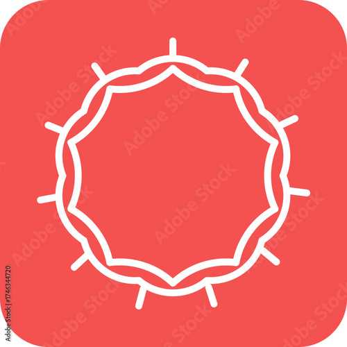 Crown Of Thornes Icon Style