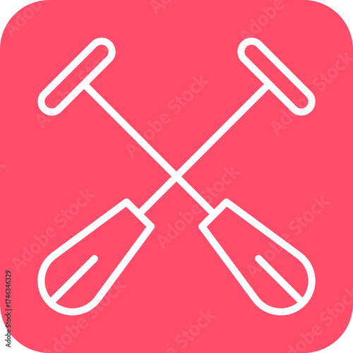 Paddles Icon Style