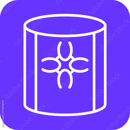 Toxic Waste Icon Style