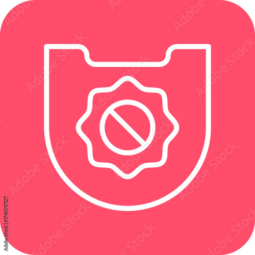 Ultra Violet Fabric Icon Style