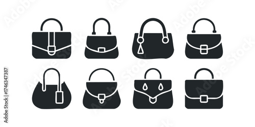 Collection of Handbag Icons