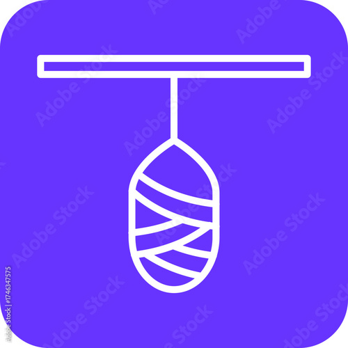 Silk Cocoon Icon Style