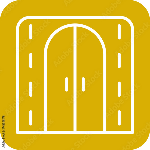 Space Door Icon Style