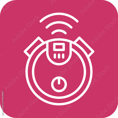 Robot Vaccum Icon Style