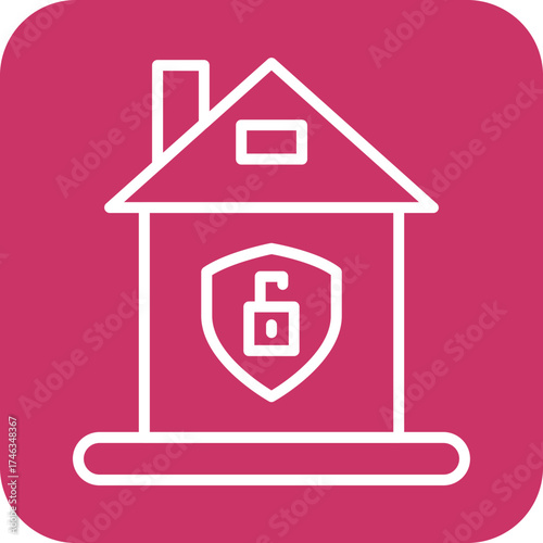 Home Security Icon Style