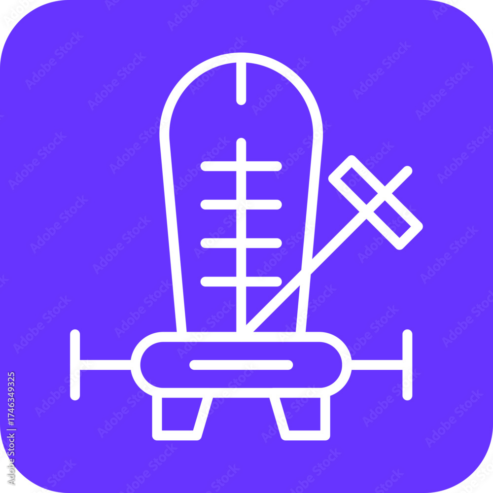 Obraz premium Metronome Icon Style