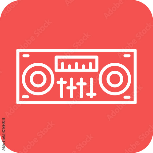 DJ Decks Icon Style