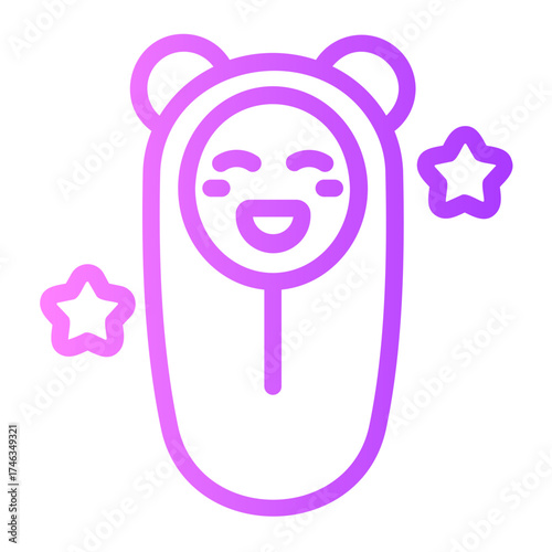 smile gradient icon