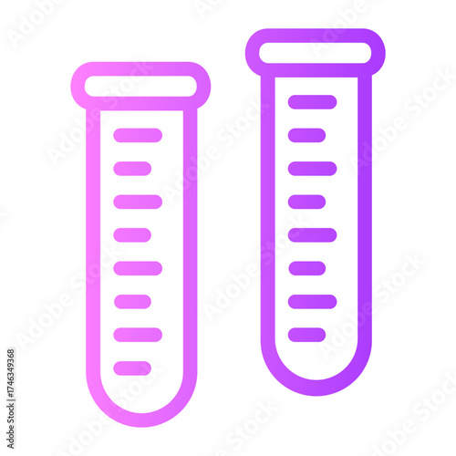test tube gradient icon
