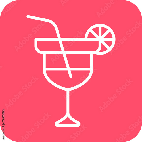 Cocktail Icon Style