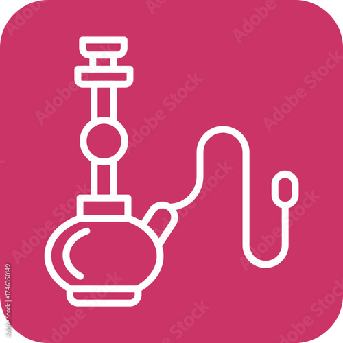 Hookah Icon Style