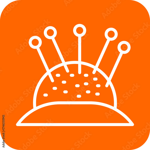 Pin Cushion Icon Style