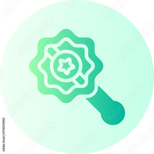 rattle gradient icon
