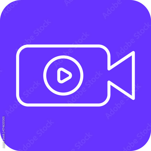 Live Broadcast Icon Style