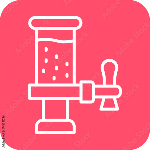 Beer Tap Icon Style