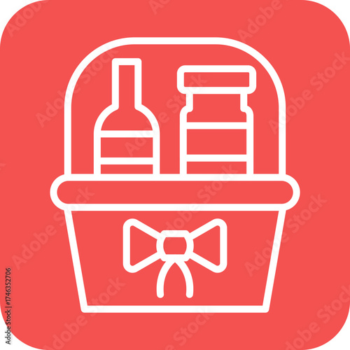 Hamper Icon Style