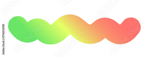 Colorful abstract graphic icon Geometric gradient style 