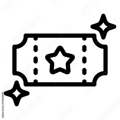 Golden Ticket Icon