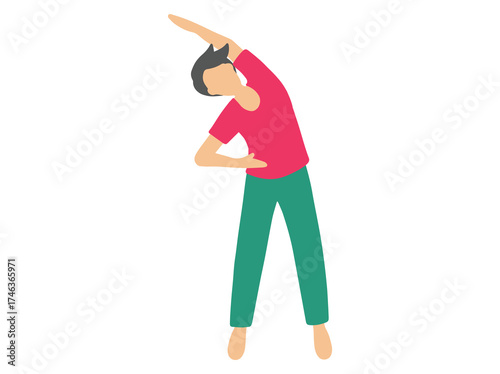 Yoga Pose Illustration
