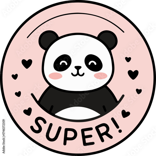 판다 칭찬도장 panda super
