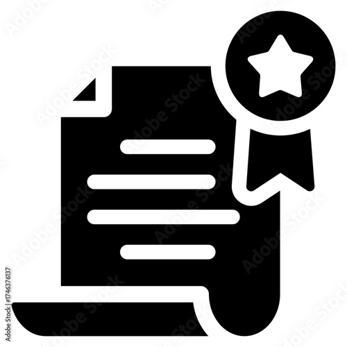 Honor Certificate Icon