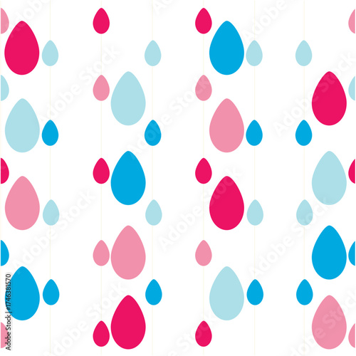seamless pattern with easter eggs